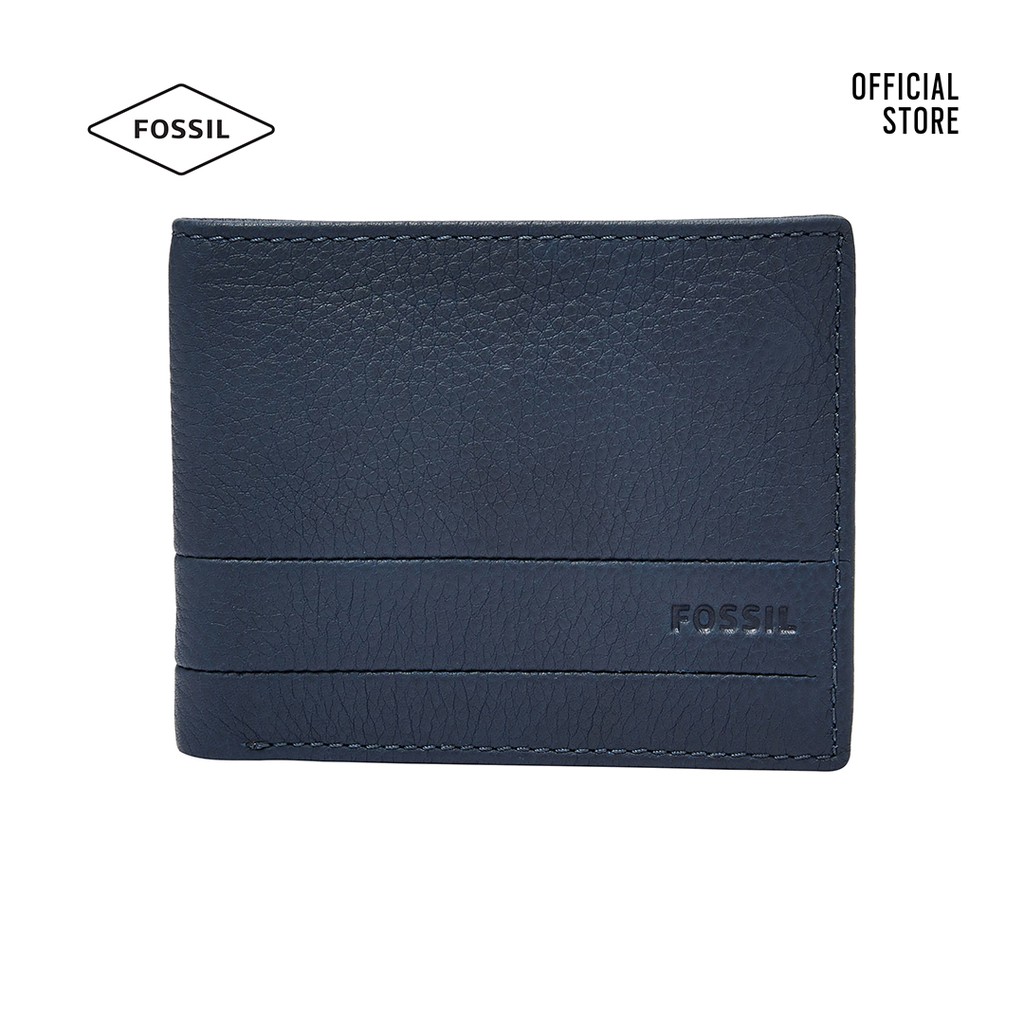 [Mã FARSBR447 giảm 12% tối đa 100K đơn 500K] Ví nam Fossil Lufkin Wallet SML1390405 - xanh dương