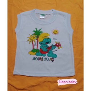Áo sát nách trắng sơ sinh 100% cotton