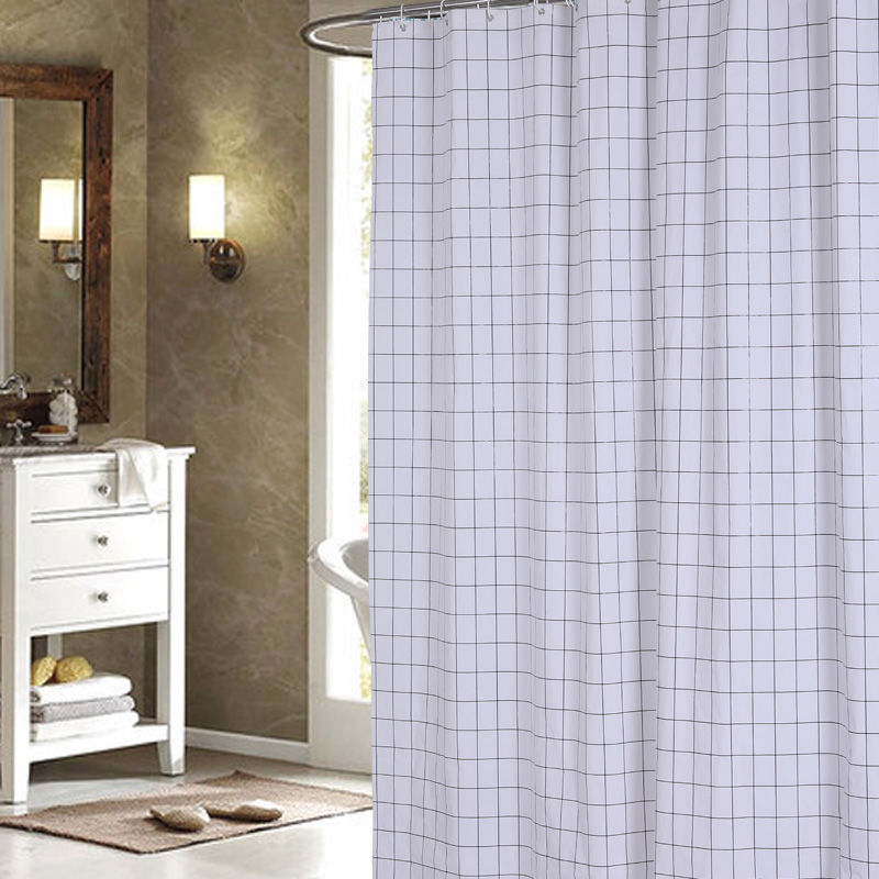 Tấm màn dày chống thấm nước và ẩm mốc dạng treo trang bị chuyên dụng cho bồn tắm