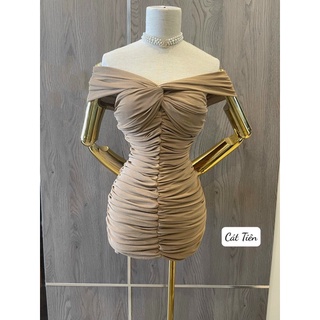 váy body lưới nhún