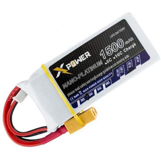 Pin lipo 11.1v 1500mah 35c