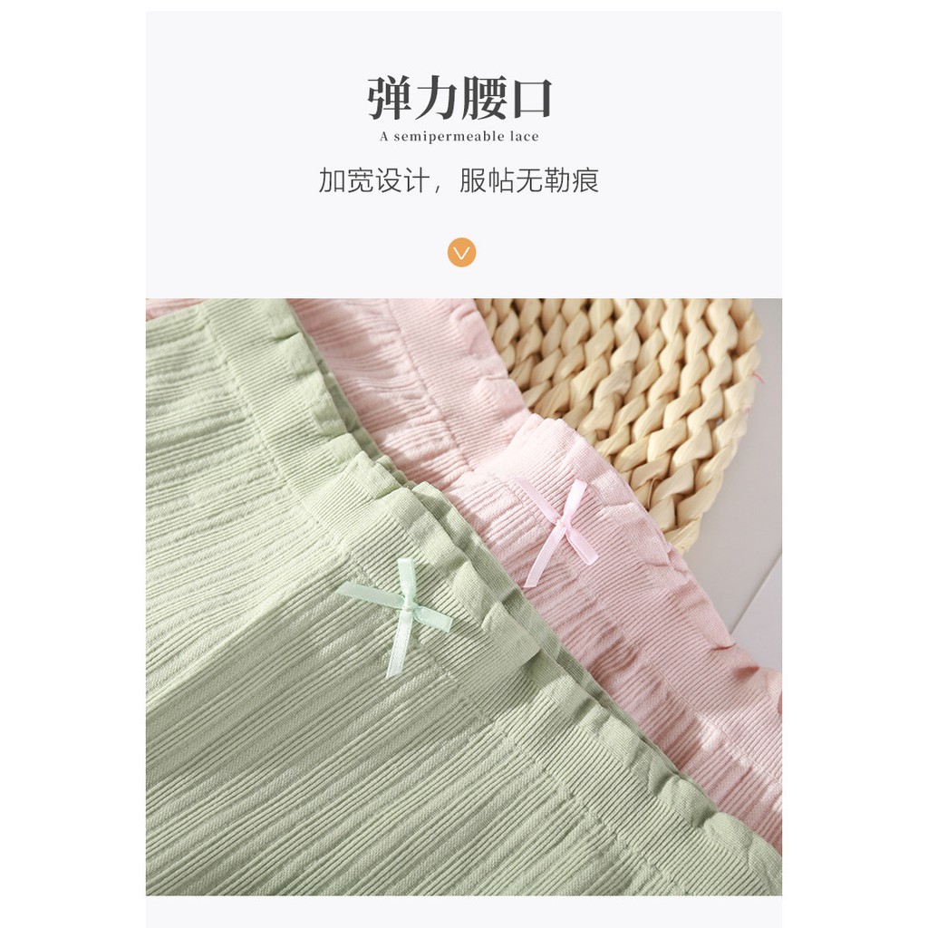 Quần lót nữ phối ren cotton kháng khuẩn xuất nhật, co giãn 4 chiều có túi zip cho 40-60kg QL8 | BigBuy360 - bigbuy360.vn