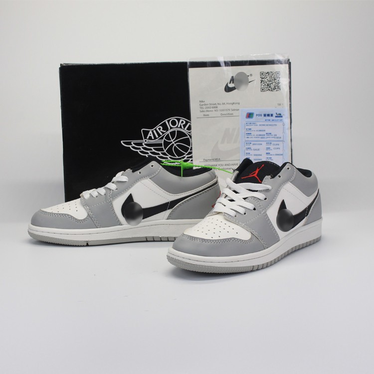 [HÀNG 11 - Bản Trung] Giày Jordan 1 Low Smoke Grey, Giày thể thao JD1 Xám thấp nam nữ. Lever shop | BigBuy360 - bigbuy360.vn