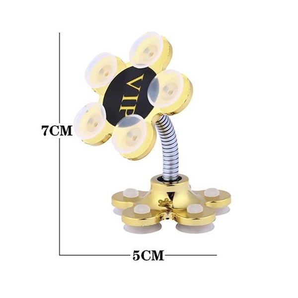 Giá Đỡ Điện Thoại Hình Hoa Mai Xoay 360° Hút Chân Không 2 Mặt - Vô Cùng Tiện Lợi