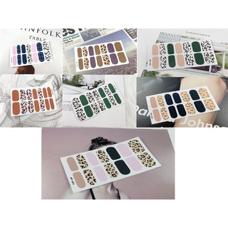 14 Miếng Dán Móng Tay Họa Tiết - Nail Wraps