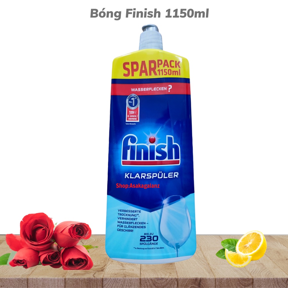 Nước làm bóng Finish 1150ml [MỚI 2021] - Chính Hãng