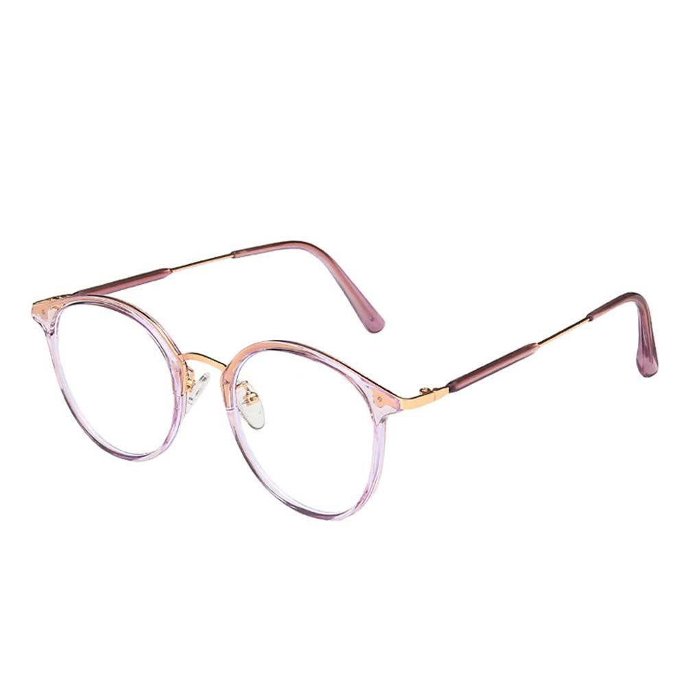 Kính Mát Tròng Trong Suốt Chống Bức Xạ Phong Cách Hàn Quốc Cho Nam Và Nữ