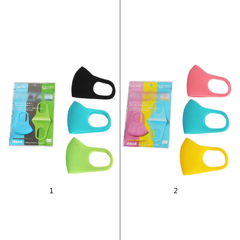 Set 3 khẩu trang chống bụi chống sương mù dành cho trẻ em