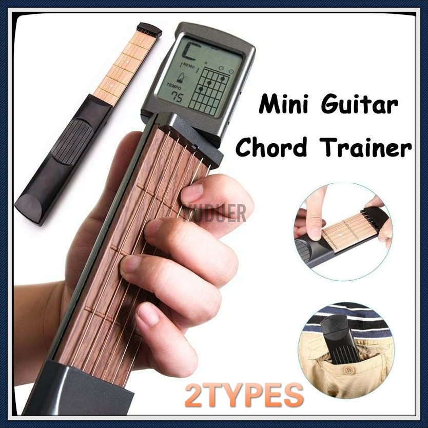 Dụng Cụ Tập Đàn Ghi Ta Bỏ Túi 6 Dây 4 / 6 Fret