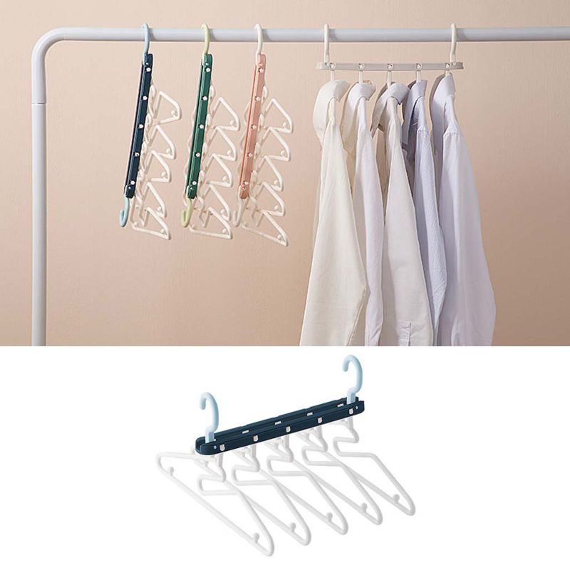Móc Treo Quần Áo Đa Năng 5 Trong 1