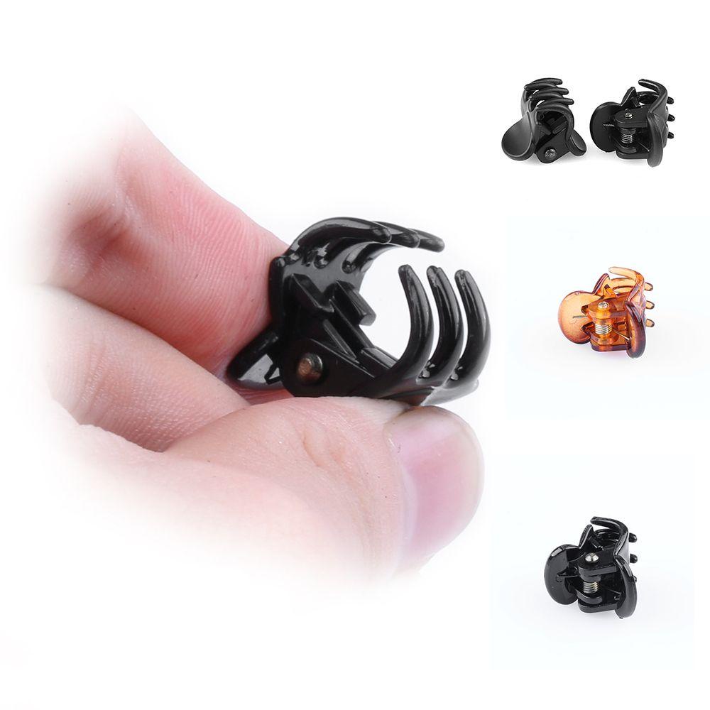 FAY Set 12 Kẹp Tóc Nhựa Màu Đen Thời Trang Cho Bé Gái