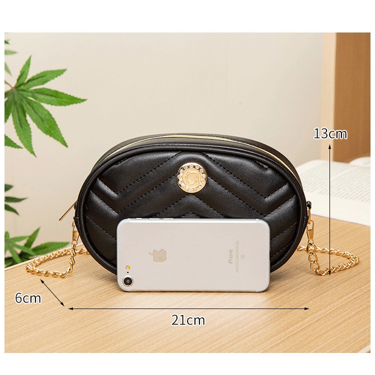 Túi xách nữ 2 kiểu dây đeo chéo và deo hông, tui nữ công sở chất liệu da cao cấp kiểu dáng hàn quốc, thiết kế độc đáo