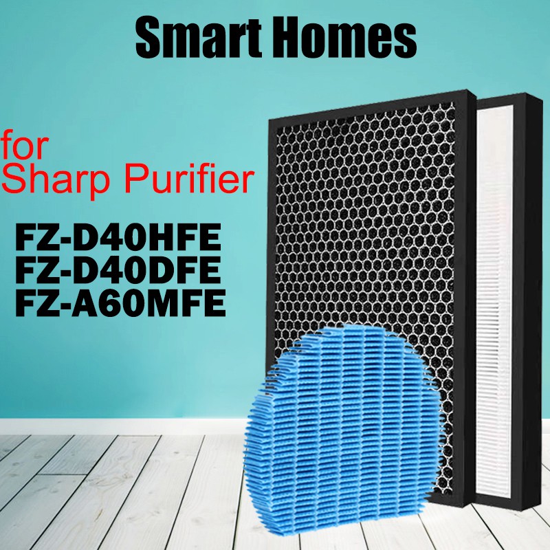 Replacement HEPA filter Activated Carbon filter FZ-D40HFE FZ-D40DFE for Sharp Air purifier KCG50LW KCD40EB KC-D50-W KC-E50 KC-F50 KC-D40E