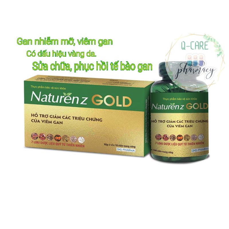 [MỚI] Naturenz GOLD  hỗ trợ Gan giải độc gan, mát gan