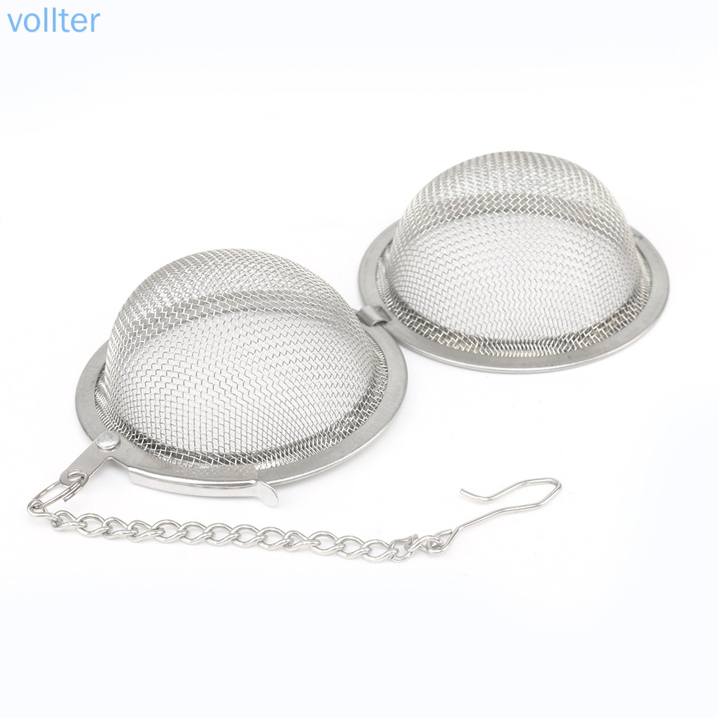 Lưới lọc trà bằng inox hình quả bóng thiết kế độc đáo tiện dụng