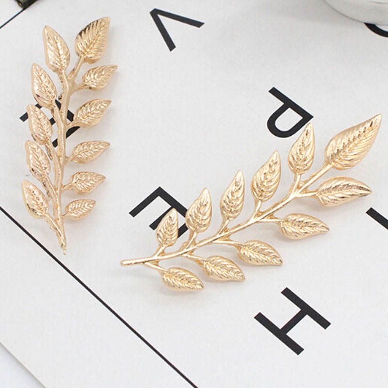 Cặp Trâm Cài Áo Hình Chiếc Lá Thời Trang Dành Cho Nam Và Nữ