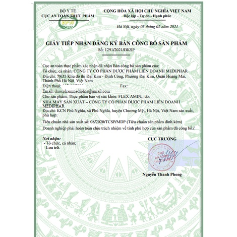 Viên giảm đau nhức mỏi xương khớp Glucosamine Flexamin - Uống Bổ Xương Khớp giảm thoái hóa khớp - Hộp 30 viên