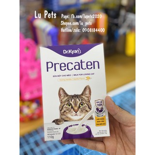 Sữa cho Mèo Precaten hộp giấy 110g | Precaten Milk cho Mèo