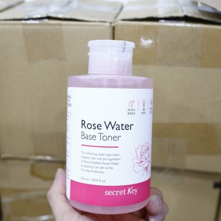 Nước Hoa Hồng Rose Water Base Toner Secret Key