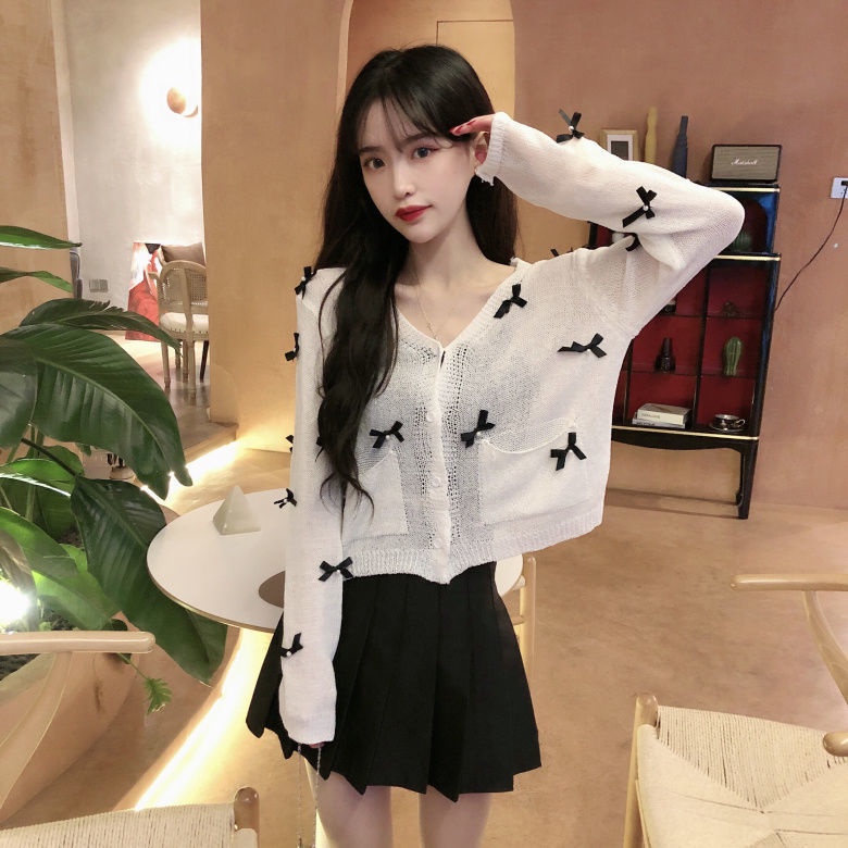 Áo Khoác cardigan Dệt Kim Mỏng Chống Nắng Thời Trang Mùa Hè Cho Nữ