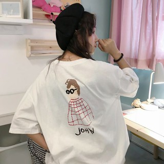 Áo thun tay lỡ Unisex John