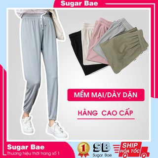 Quần Jogger Nữ Dáng Baggy Cao Cấp QD01 | Quần Dài Cạp Chun Có Dây