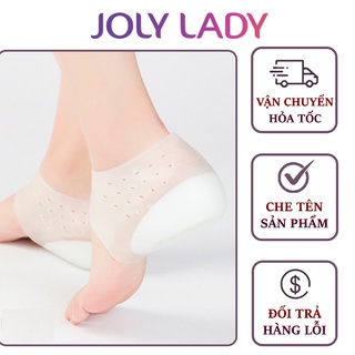 Hai miếng nâng chân silicon, đệm lót gót chân nâng chiều cao Joly Lady