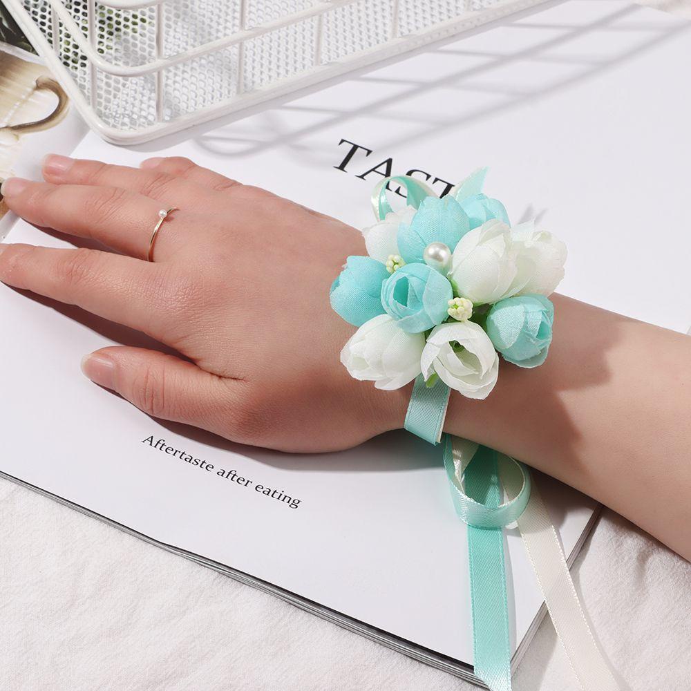 KUNHEV Vòng Đeo Tay Hoa Mẫu Đơn Dành Cho Cô Dâu Trong Tiệc Cưới