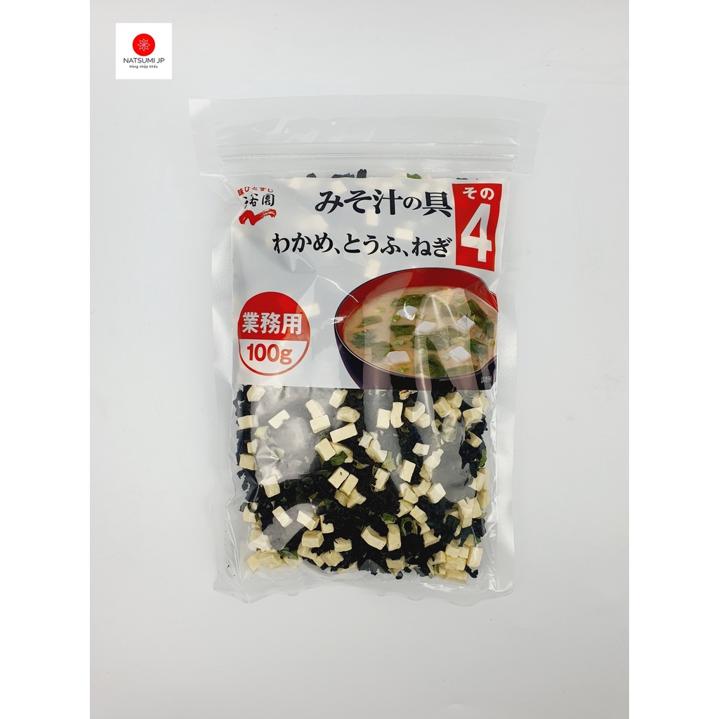 Rong biển nấu canh Miso, rong biển đậu hũ khô Nhật Bản 100g