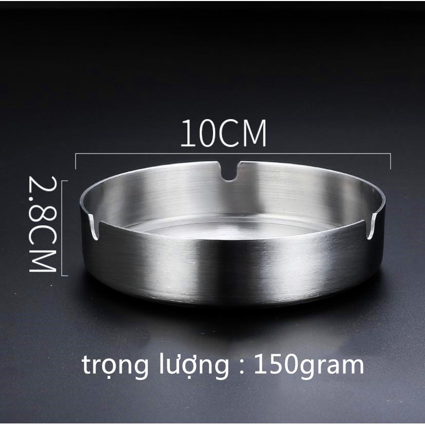 Gạt tàn thuốc -Gạt tàn thuốc lá inox 10cm