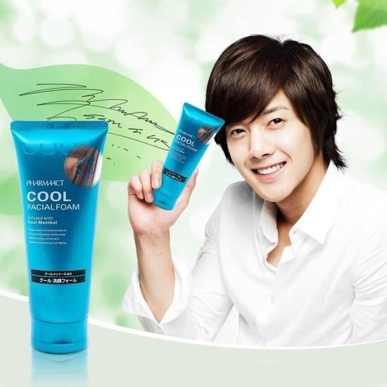 Sữa rửa mặt cho nam Cool Facial Foam dành cho da dầu, mụn PHARMAACT
