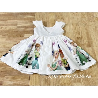 Đầm công chúa elsa trắng cho bé 8kg đến 35 kg