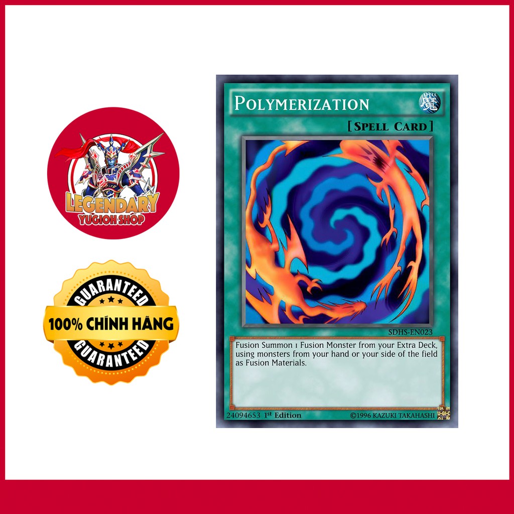 [EN-JP]Thẻ Bài Yugioh Chính Hãng] Polymerization DUNG HỢP MÃ GỐC!!!