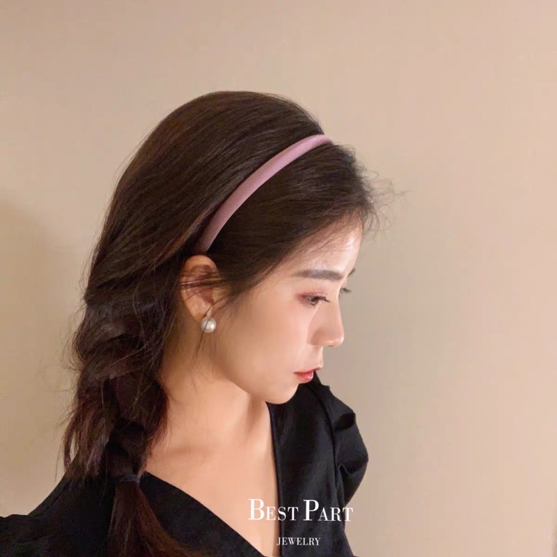 Bờm tóc hàn quốc ❤️SALE❤️ Bờm tóc cute -cho bé tết trơn vải lụa nhiều màu xinh xắn Phụ kiện tóc