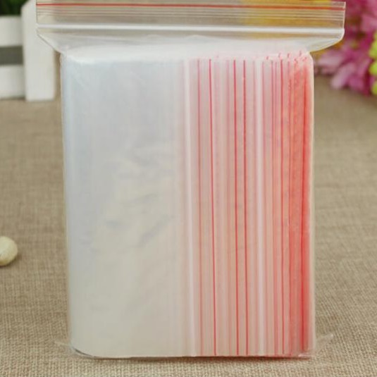 1kg TÚI ZIP ( ZIPPER viền đỏ)