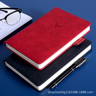 [HCM-SPmới] Sổ tay ghi chép bìa Da PU A5 360 trang mẫu hươu giấy đẹp nhiều màu hottrend làm quà tặng sang trọng