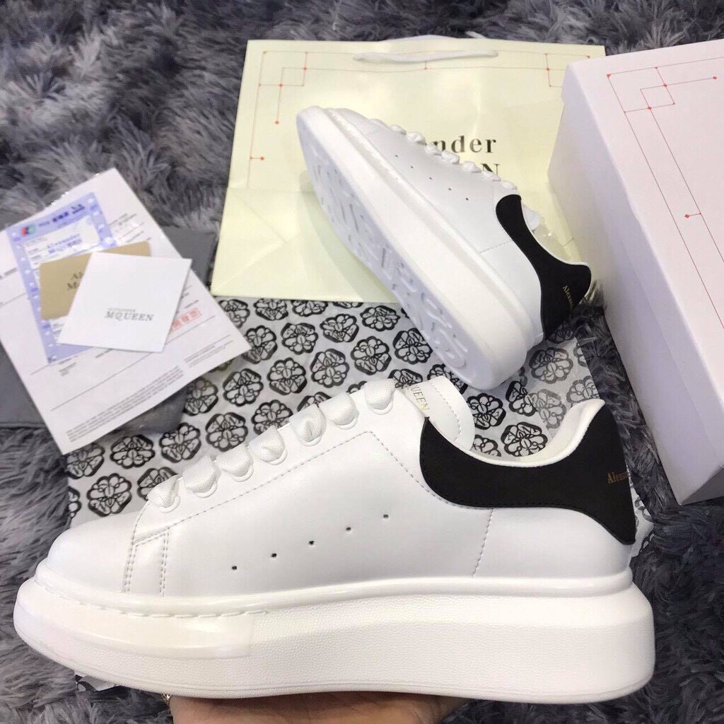 [Mã FAGREEN245 giảm tới 30K đơn 99K] Giày mc queen , mcqueen gót đen , giày thể thao và sneaker nam nữ | BigBuy360 - bigbuy360.vn
