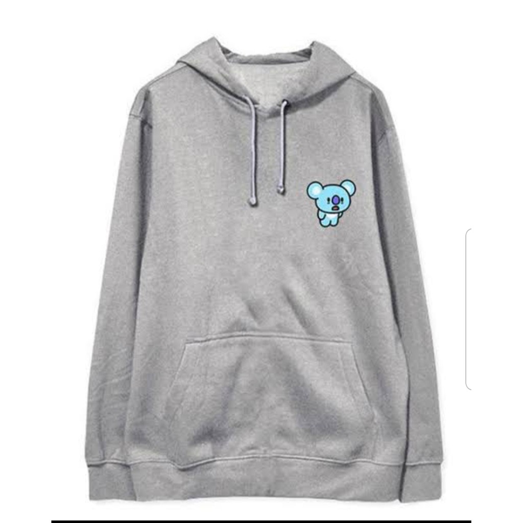 Áo Hoodie In Hình Bt21 Chibi Jungkook Jimin Jin Jhope