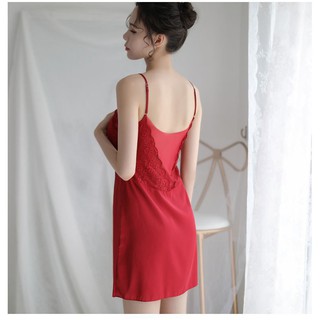 Váy Ngủ Phi Lụa/Satin 2 Dây Quyến Rũ