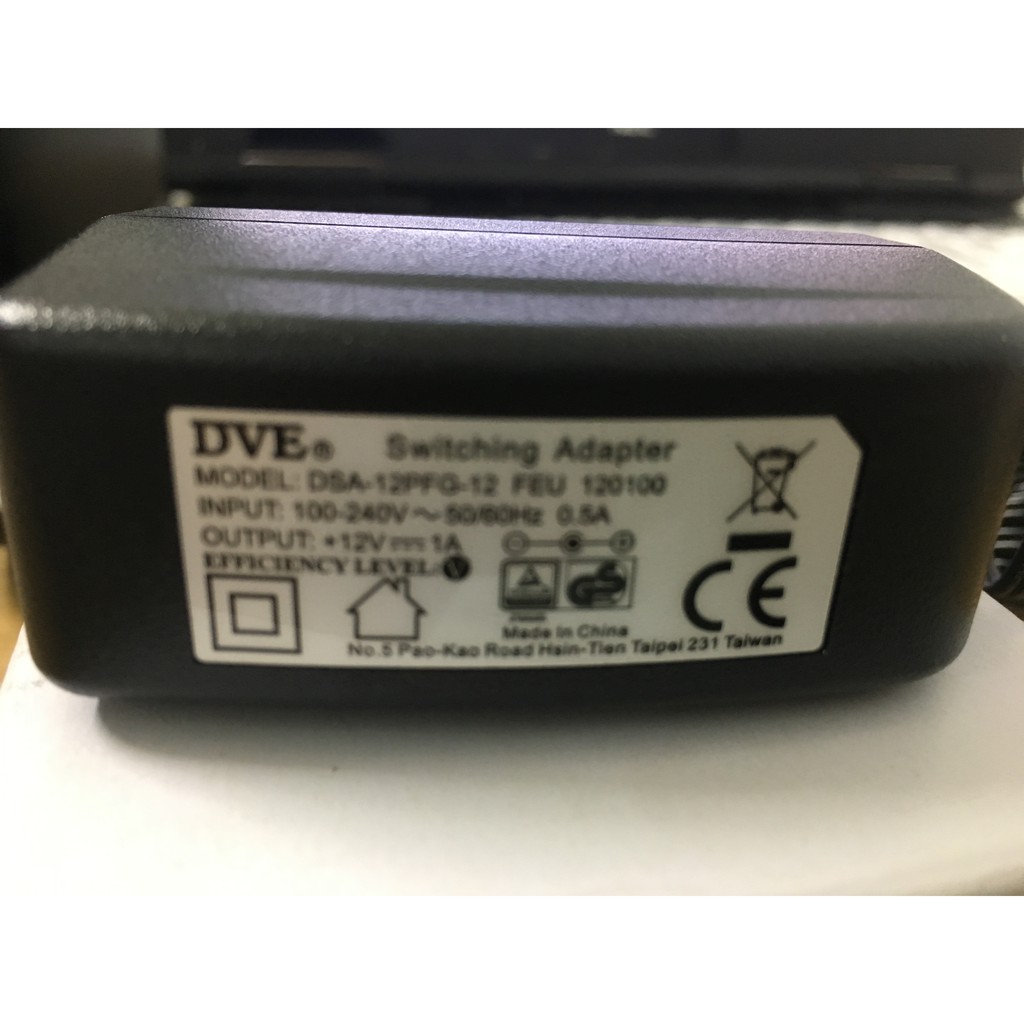 Nguồn DVE 12V-1A sử dụng cho camera và modem router