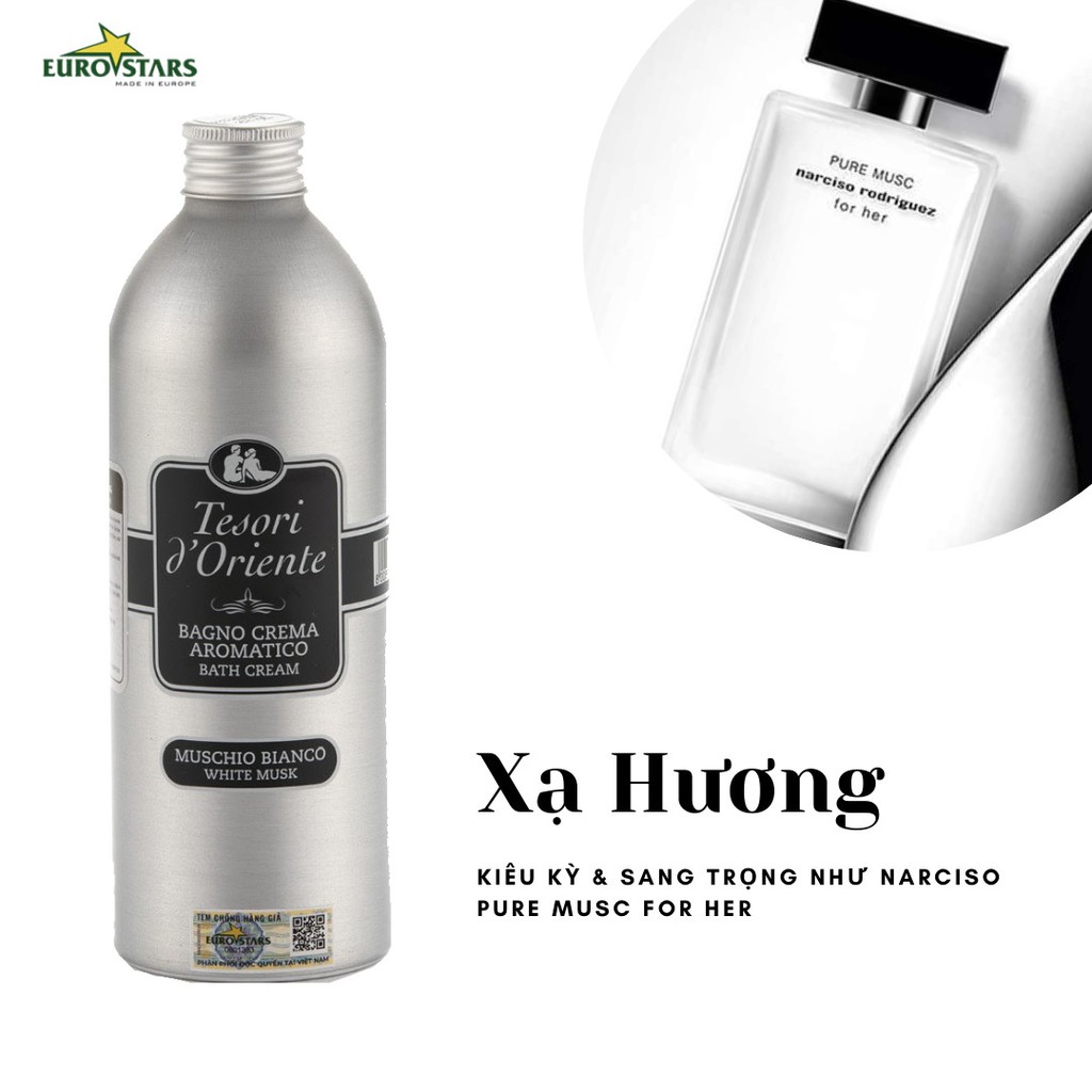 [Hàng Chính Hãng Kèm Vòi ] Sữa Tắm Xích Lưu Hương Nước Hoa Ý Tesori D’Oriente 500ml Đủ 16 Mùi Hương | BigBuy360 - bigbuy360.vn