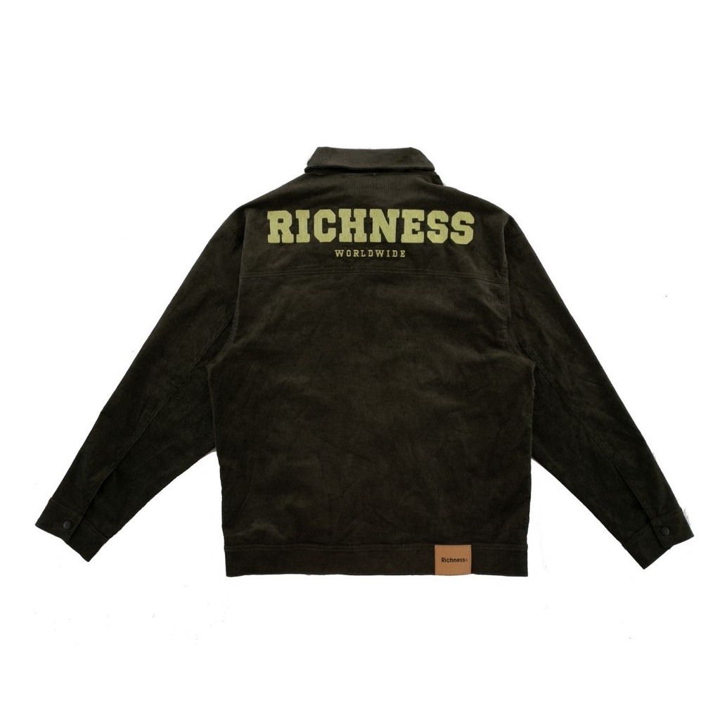 Áo Khoác Richness Coduroy Jacket ( Xanh Rêu ) - Local Brand Chính Hãng