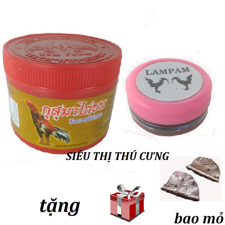 [ HỖ TRỢ PHÍ VẬN CHUYỂN ] COMBO HỘP THUỐC BỔ NỘI TẠNG VÀ BÔI NHANH RA MỎ CHO GÀ - TẶNG BAO MỎ DA