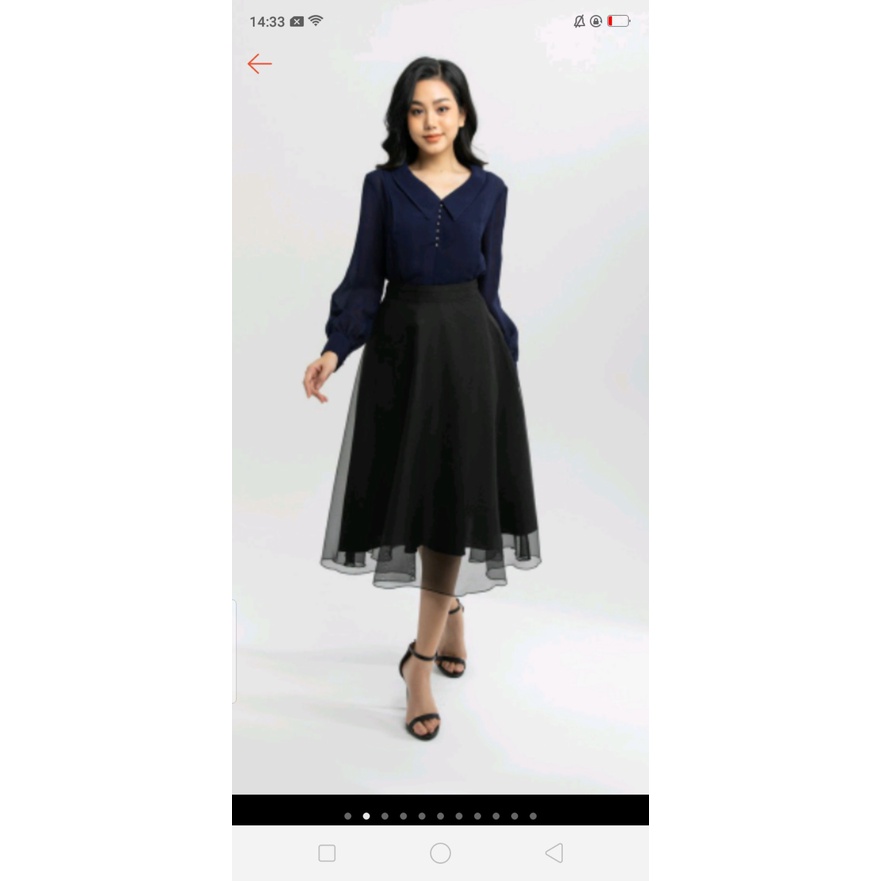 a Sơ mi Ivy moda màu xanh pass rẻ cho bạn nao cần giá gốc 840k pass con 250k Size S nhe .Form rộng ,Nguyên tag.