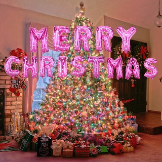 Bóng kiếng nhôm Merry Christmas