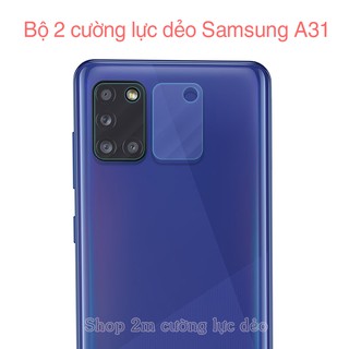 Bộ 2 cường lực camera Samsung A31 chống trầy tốt