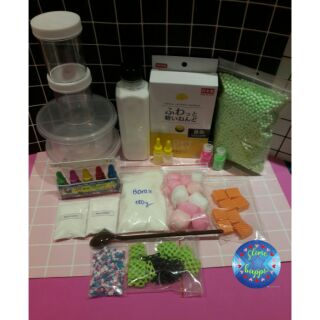 Combo nguyên liệu slime 6  (có Snowonder và Daiso Clay)