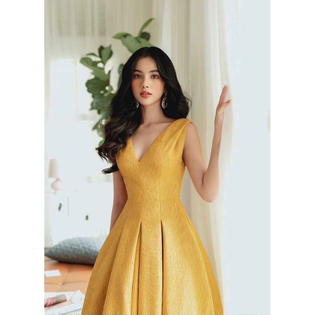 Đầm xòe thiết kế sang trọng cao cấp