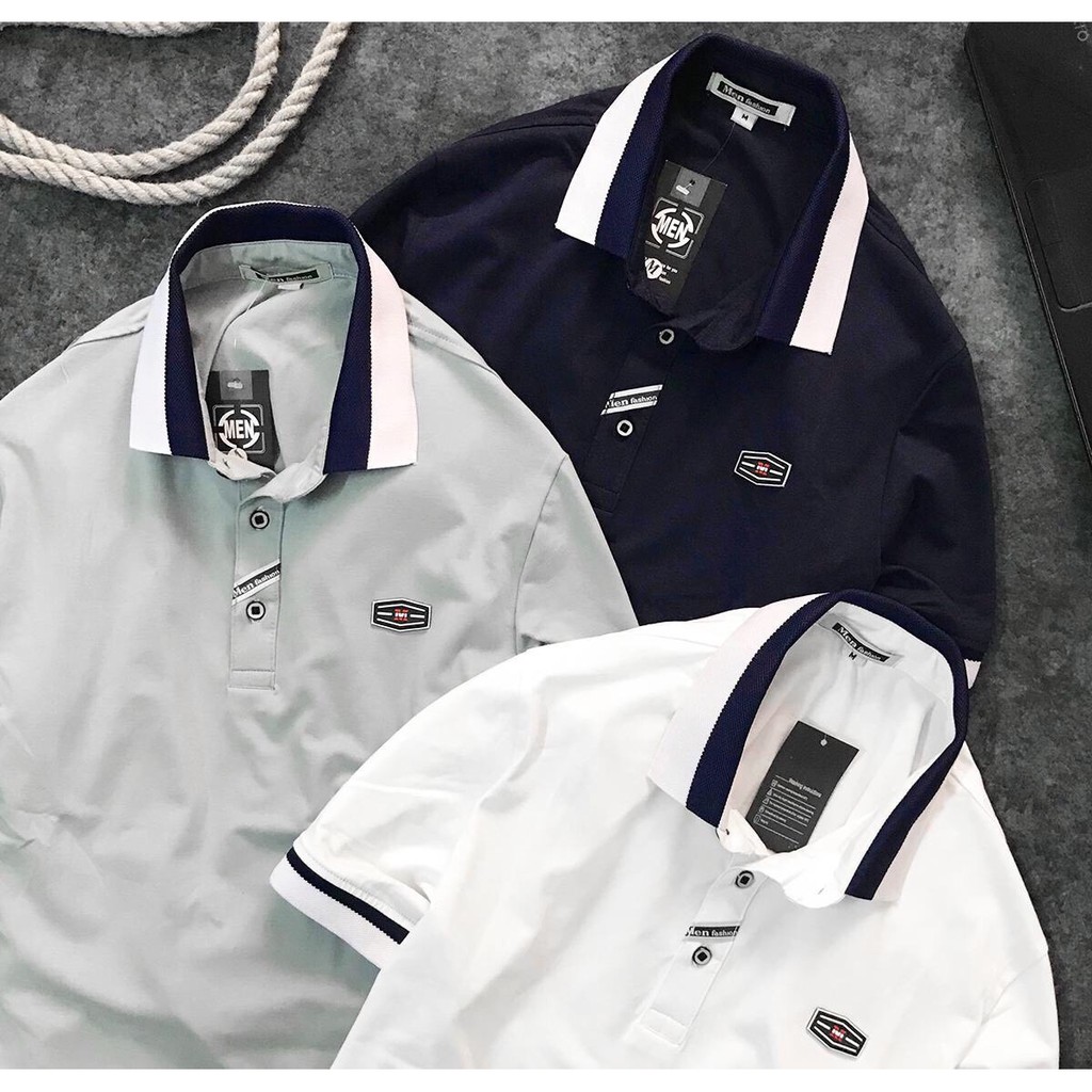 Áo Polo nam cổ bẻ ngắn tay, chất liệu vải cotton cao cấp, trẻ trung, năng động – FORMEN SHOP – FMPS092 | BigBuy360 - bigbuy360.vn