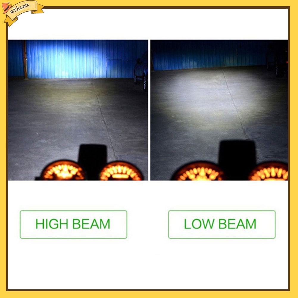 Bóng đèn pha siêu sáng At + H4 Led 3 Cob 12v 6000k thích hợp cho xe mô tô